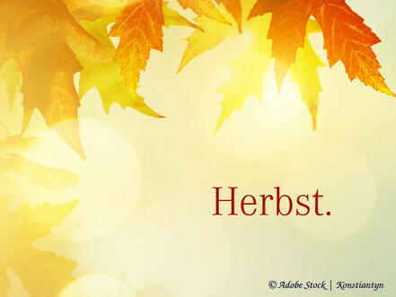 Mit Herbstfarben warme Akzente setzen.