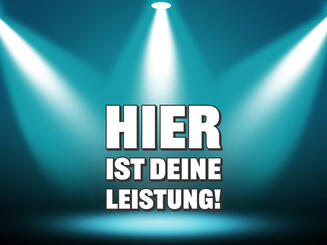 Stelle deine Leistung ins Rampenlicht, damit sie gefunden wird!
